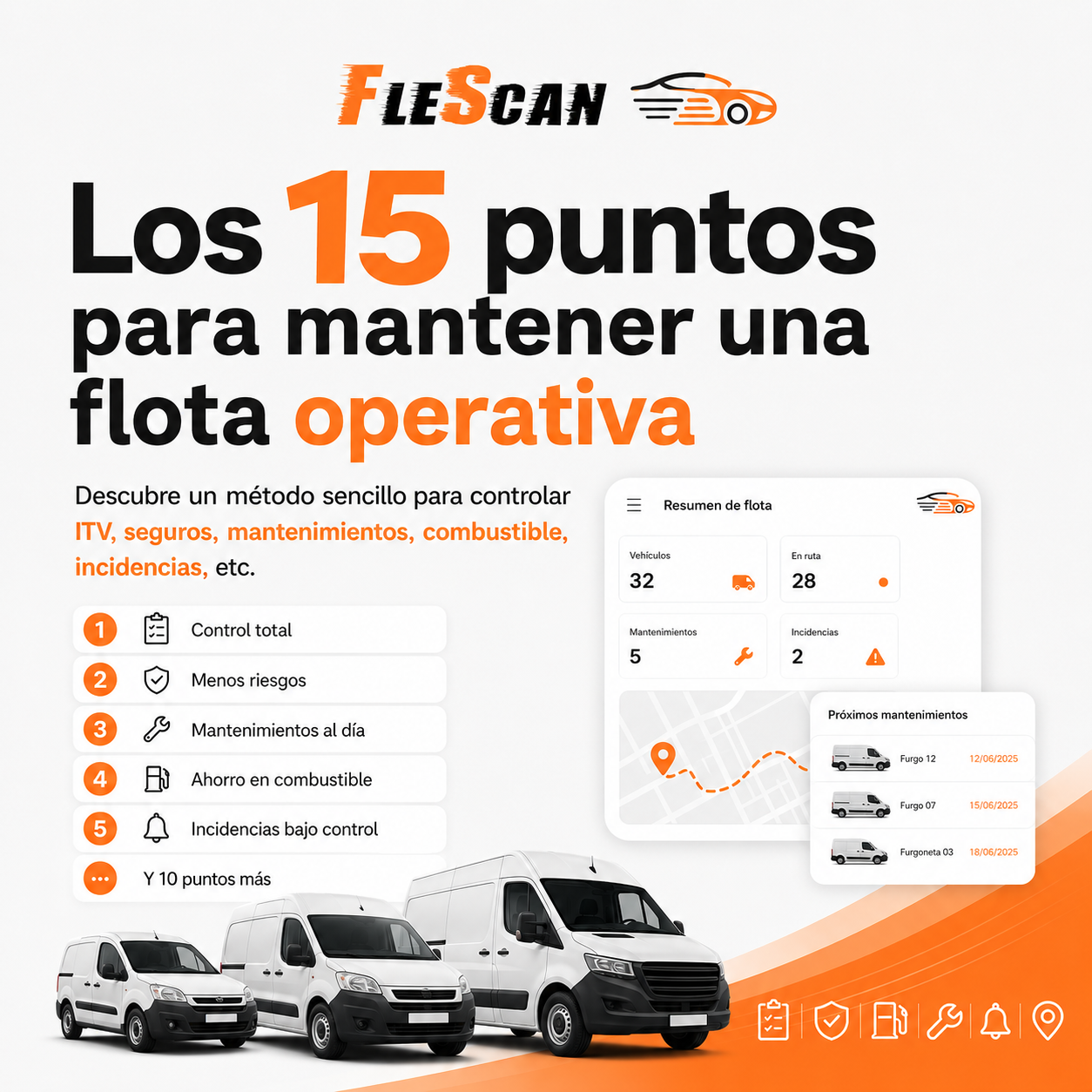Guía de FleScan para mantener una flota operativa